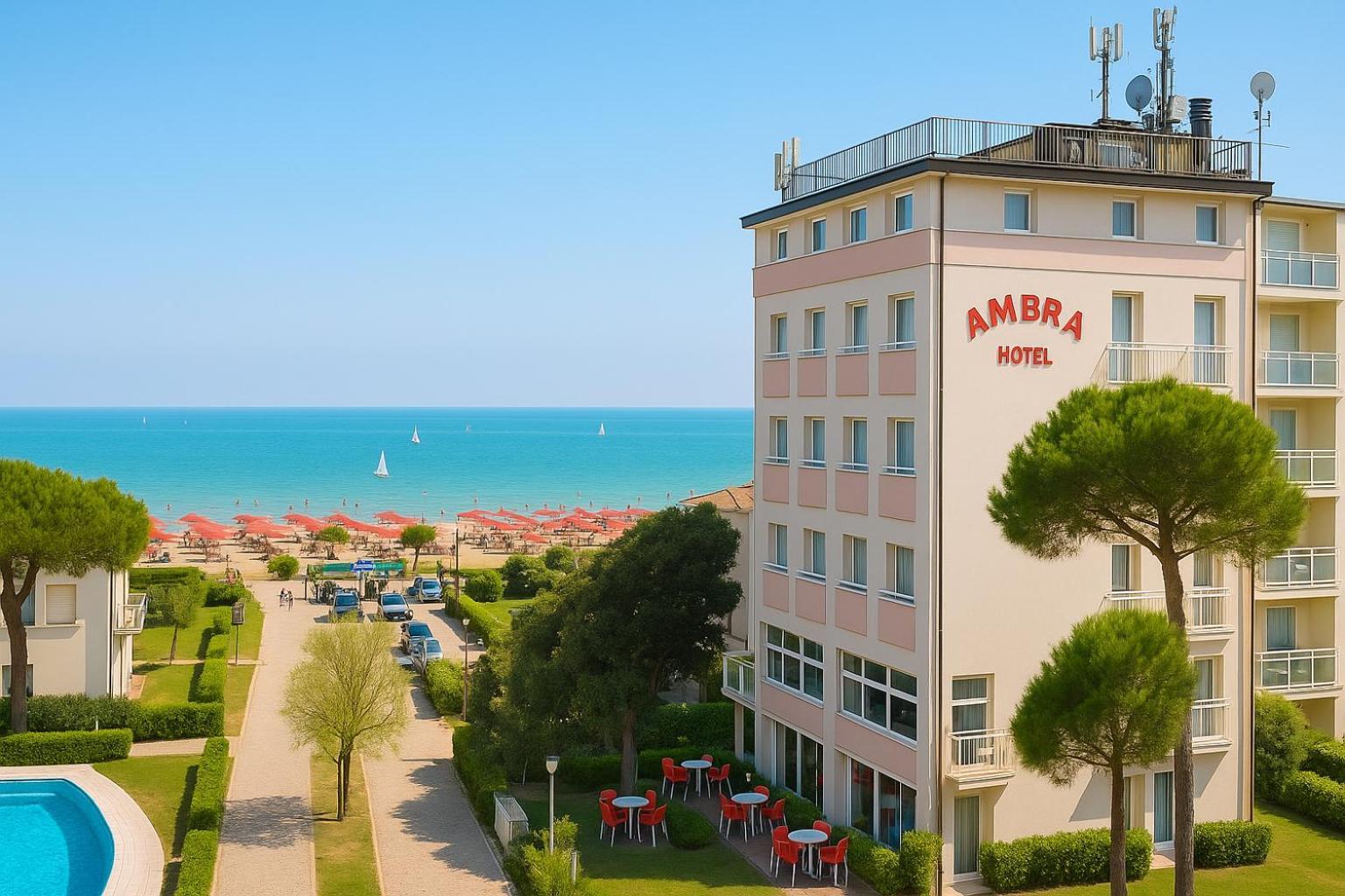 Hotel Ambra Морской Милан Экстерьер фото